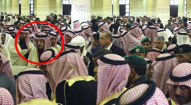 Erdoğan'a çok benzeyen Suudi Arap prens olay yarattı