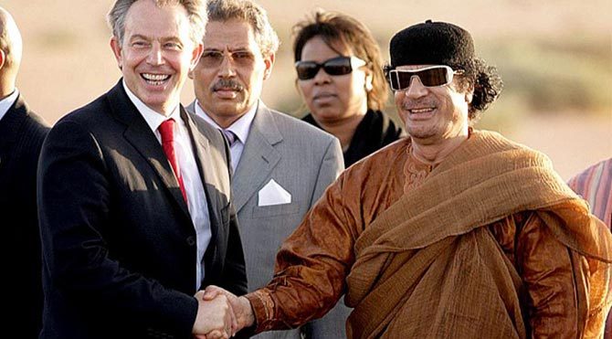 Tony Blair, Kaddafi'den özür dilemiş