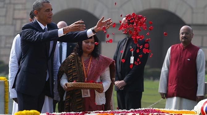 ABD Başkanı Obama Hindistan'da