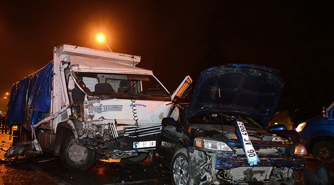 Başkentte feci kaza