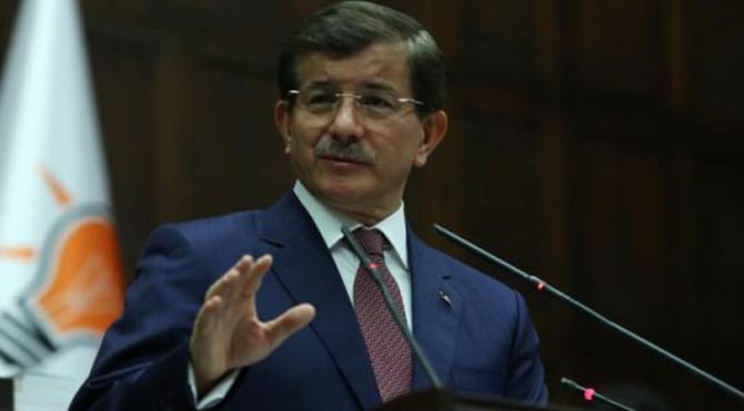 Davutoğlu konuşuyor