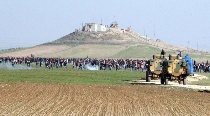 Sınırda gergin anlar