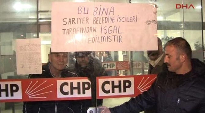 CHP İstanbul İl Binası'nı işgal ettiler!