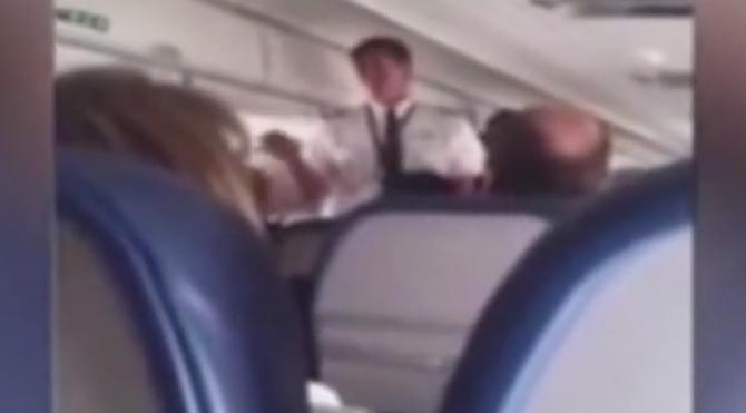 Yolcu uçağında panik