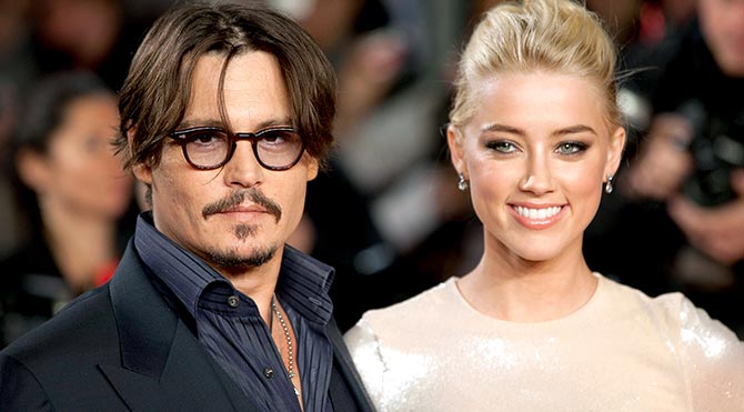 Johnny Depp ile Amber Heard evlendi