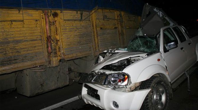 Bolu'da trafik kazası: 1 ölü, 2 yaralı