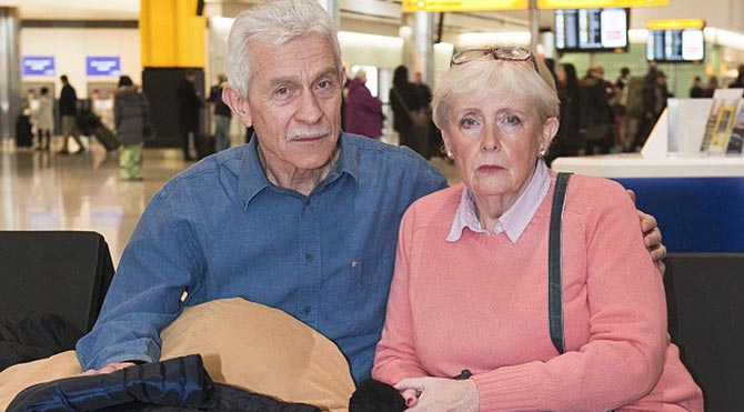 Havaalanı çiftine yardım yağdı