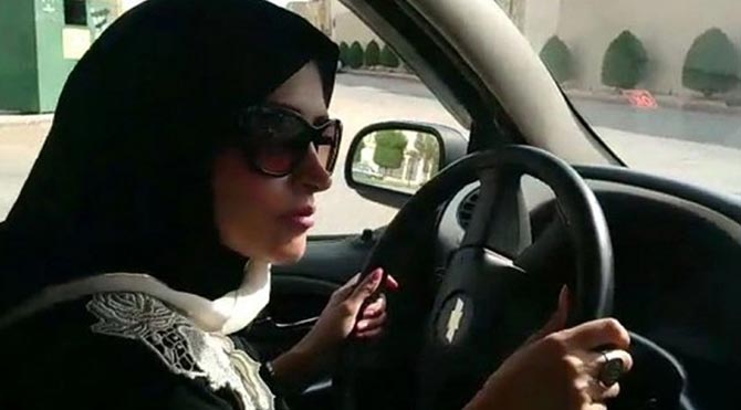Suudi kadınlar serbest