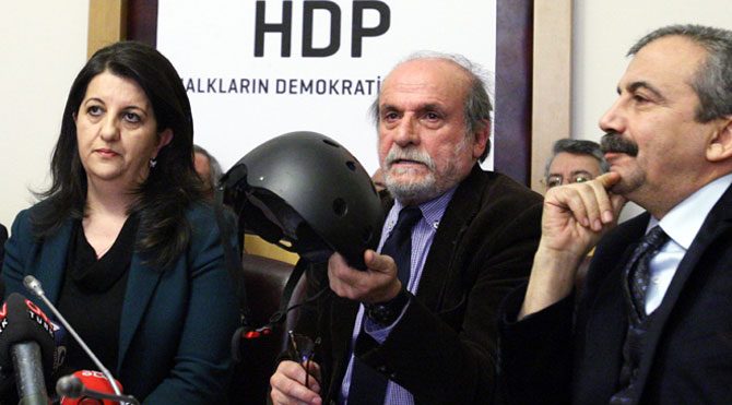 HDP'li Kürkçü Meclis'e kaskla gelecek