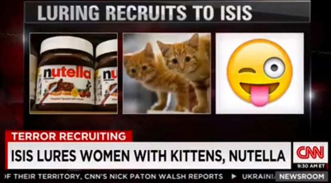 'IŞİD, kadınları Nutella ve yavru kedilerle örgüte çekiyor'