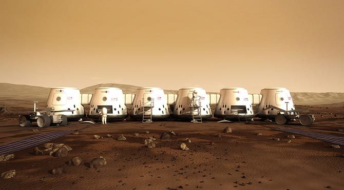 Mars'ta koloni kuruluyor