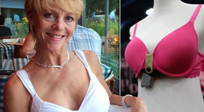 Sütyenindeki silah katili oldu