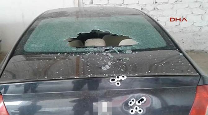 Başkan yardımcısının aracına silahlı saldırı