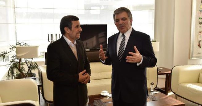 Ahmedinejad'dan Gül'e ziyaret