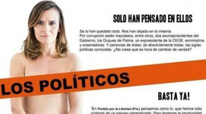 İspanya'da tartışma yaratan seçim afişi