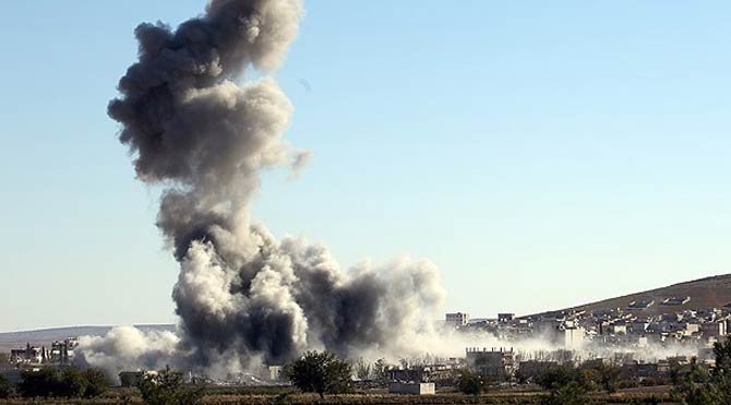 Koalisyon güçleri Musul'a hava saldırısı düzenledi