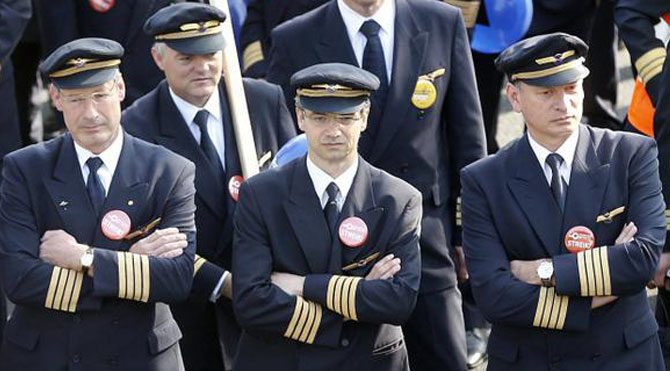 Lufthansa pilotları yine greve gidiyor             