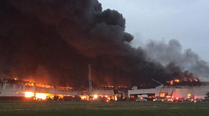 ABD'de korkutan yangın