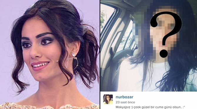 Nur Bozar ilk kez makyajsız
