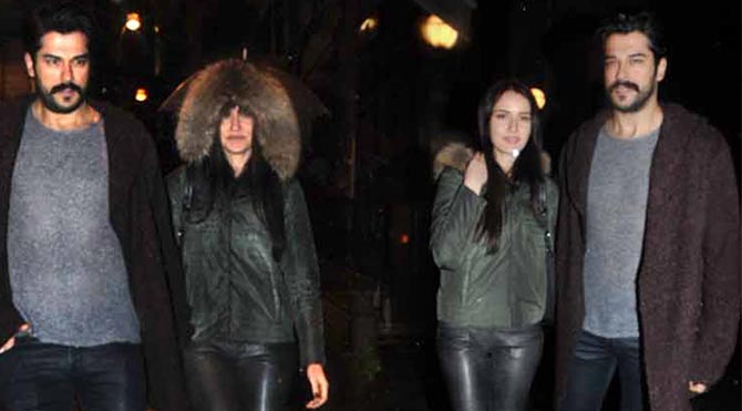 Burak ıslandı, Fahriye kuru kaldı