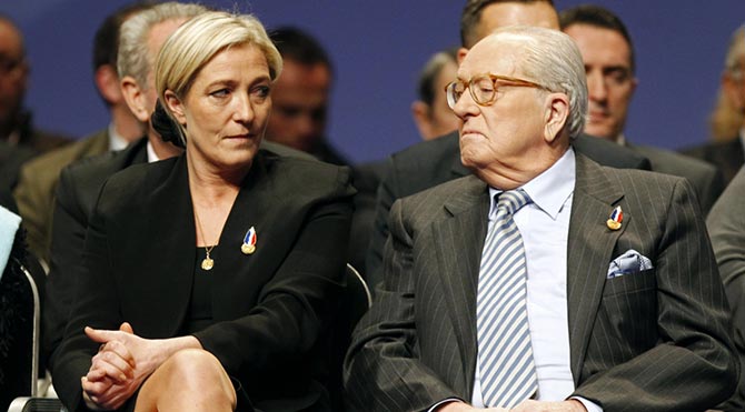 Aşırı sağcı Le Pen'den antisemitist babasına veto
