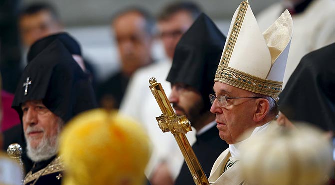 Papa'nın 'soykırım' açıklaması dış basında