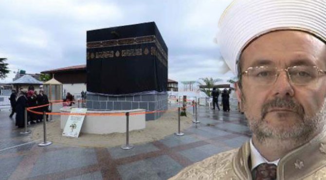 Diyanet'ten maket Kabe açıklaması