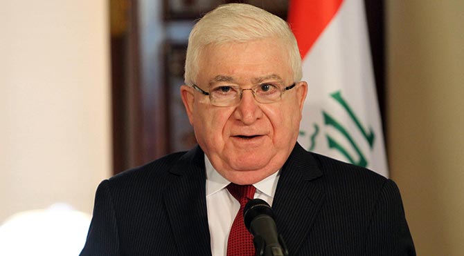 Irak Cumhurbaşkanı Fuad Masum: Türkiye silah yardımına hazır