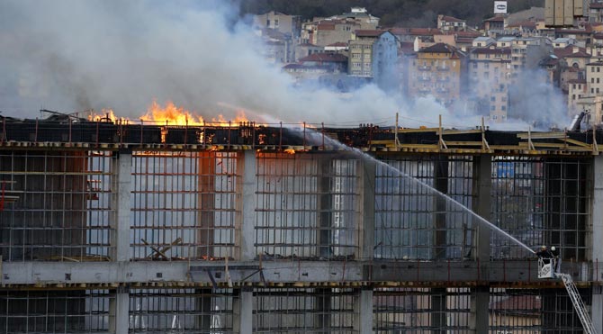 Ankara Garı'nda yangın!