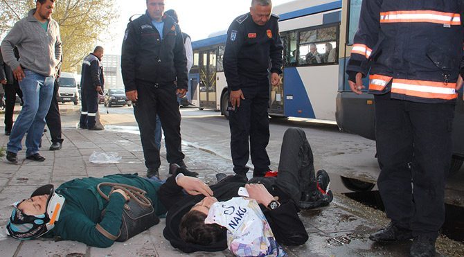 Ankara'da trafik kazası: 15 yaralı