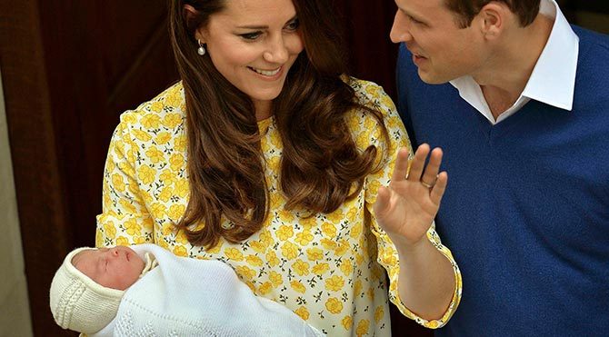 Kraliyet bebeğinin ismi Charlotte Elizabeth Diana oldu