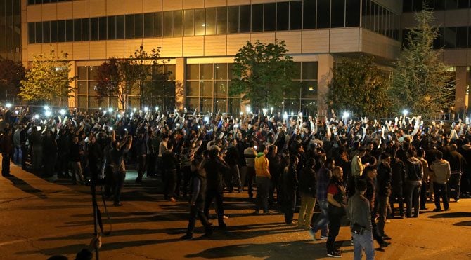 Renault Fabrikası'nda iş bırakma eylemi