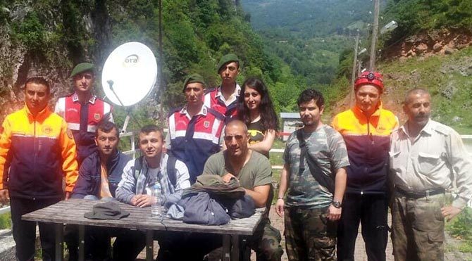 Kocaeli'de kaybolan 8 dağcı kurtarıldı      