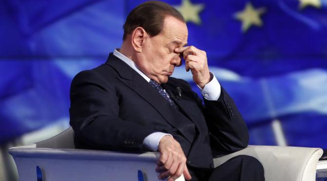 Berlusconi yanlışlıkla rakip adaya destek istedi