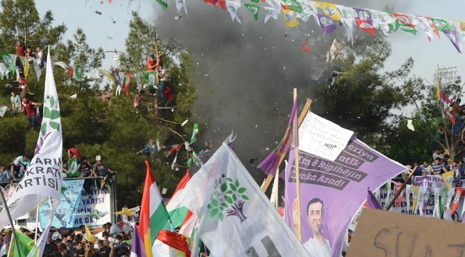 İşte Diyarbakır'daki o patlama anı!