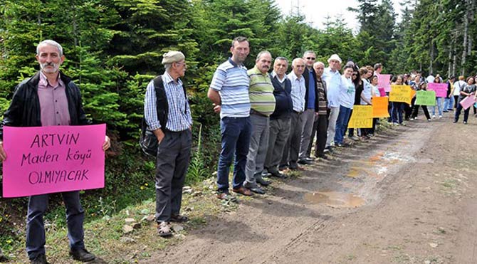 Artvin Cengiz İnşaat'a direniyor
