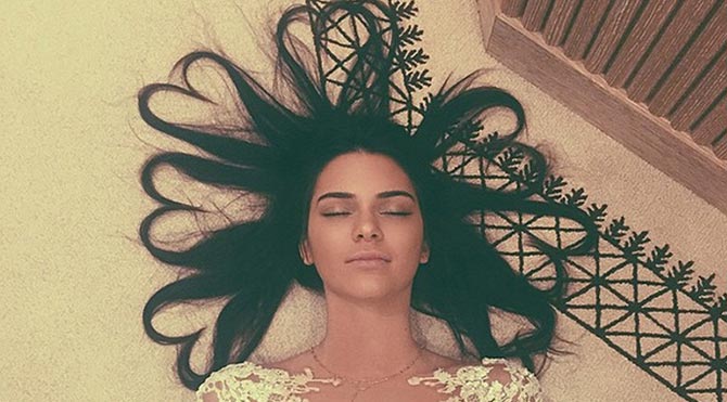 Kendall Jenner Instagram'da beğeni rekoru kırdı