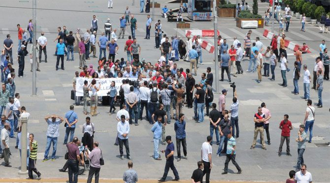 HDP'lilere polis kalkanı
