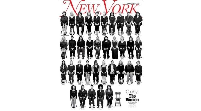 Bill Cosby'nin tacizine uğrayan 35 kadın aynı kapakta 