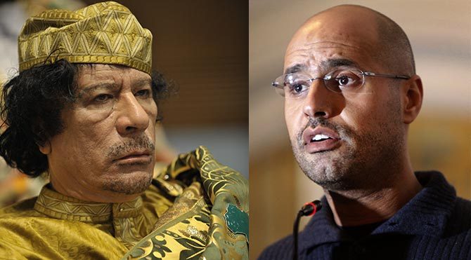 Libya devrik lideri Kaddafi'nin oğlu hakkında idam kararı