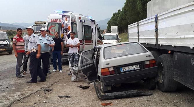 Turgutlu'da trafik kazası: 7 yaralı