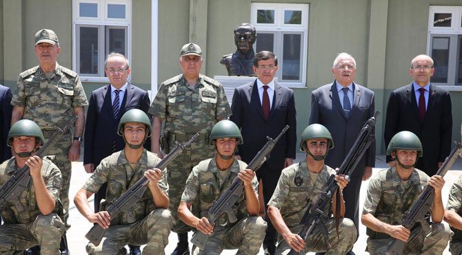 Davutoğlu Dağ Hudut Karakolu'nda