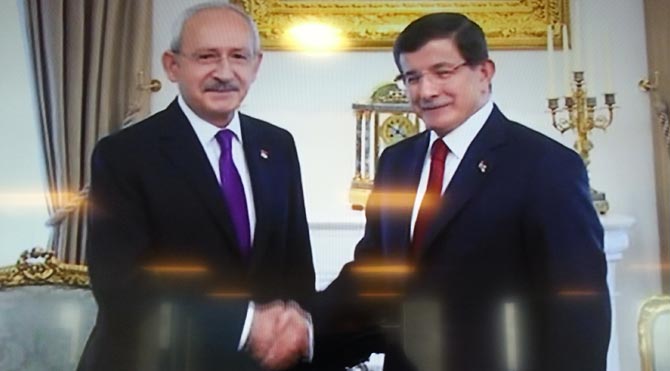 Kılıçdaroğlu ve Davutoğlu arasındaki görüşme sona erdi