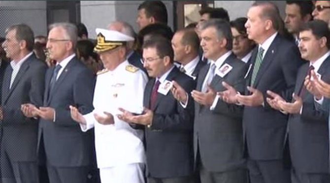 Erdoğan da törene katıldı