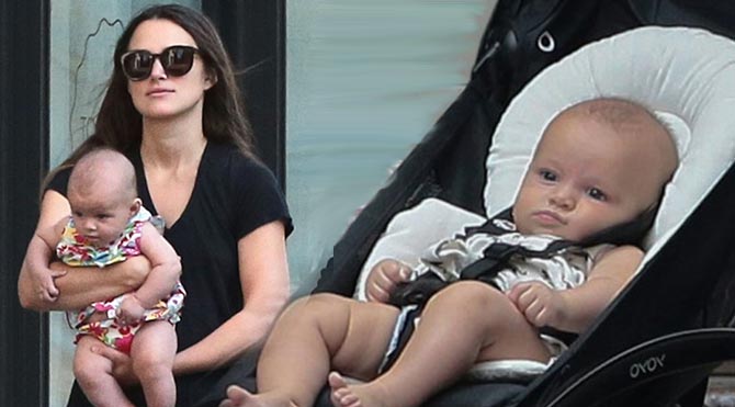 Keira Knightley, kızıyla görüntülendi