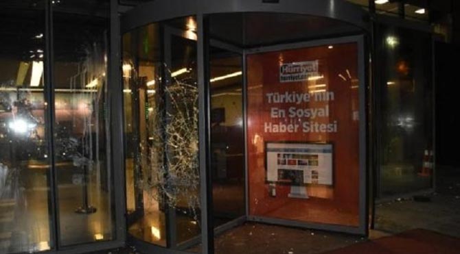 Hürriyet'e saldırıda gözaltına alınan 20 kişi serbest!