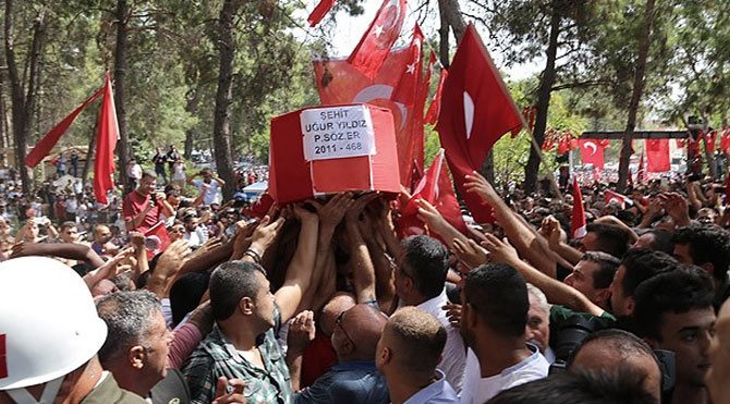 Dağlıca'daki 16 kahraman için marş yapıldı