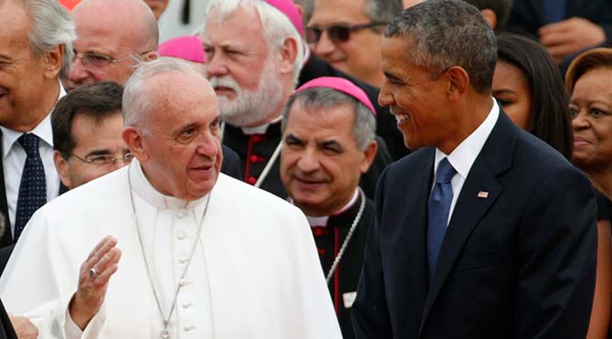 Papa'nın tarihi ABD ziyareti başladı
