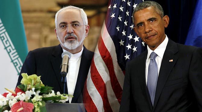 ABD Başkanı Obama ile İran Dışişleri Bakanı Cevad Zarif BM'de tokalaştı