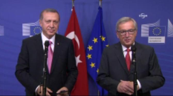 Erdoğan, Juncker için 'genişlemeden sorumlu komiser' ifadesini kullandı!